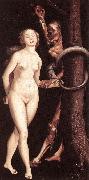 BALDUNG GRIEN, Hans Eve, the Serpent, and Death Spain oil painting artist